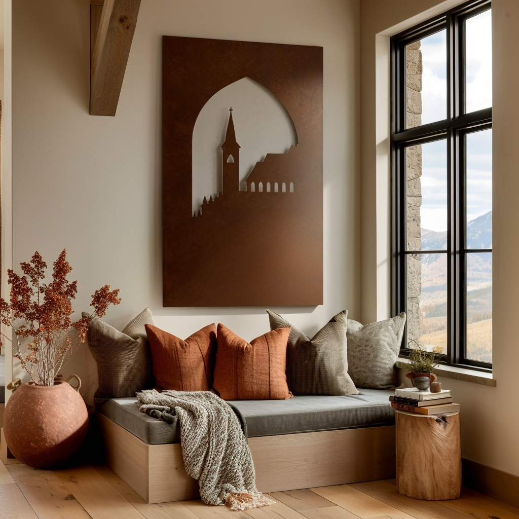 The Abbeylight - Metal Wall Art