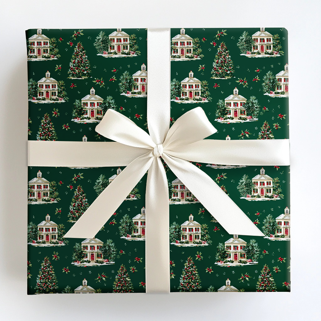 Manor Motif Wrapping Paper