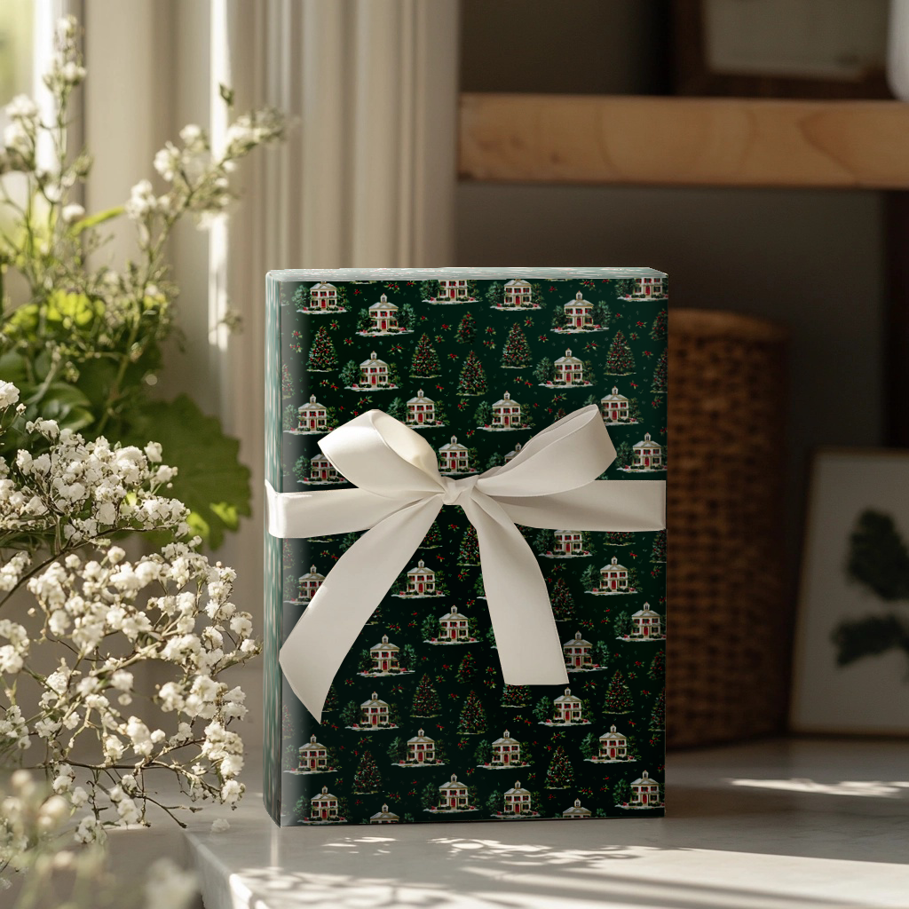 Manor Motif Wrapping Paper