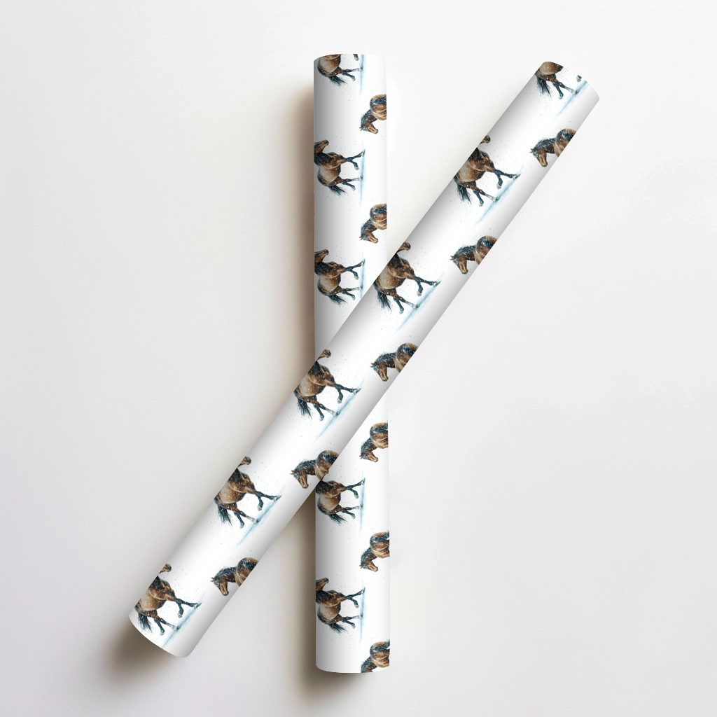 Stars Over the Stables Wrapping Paper