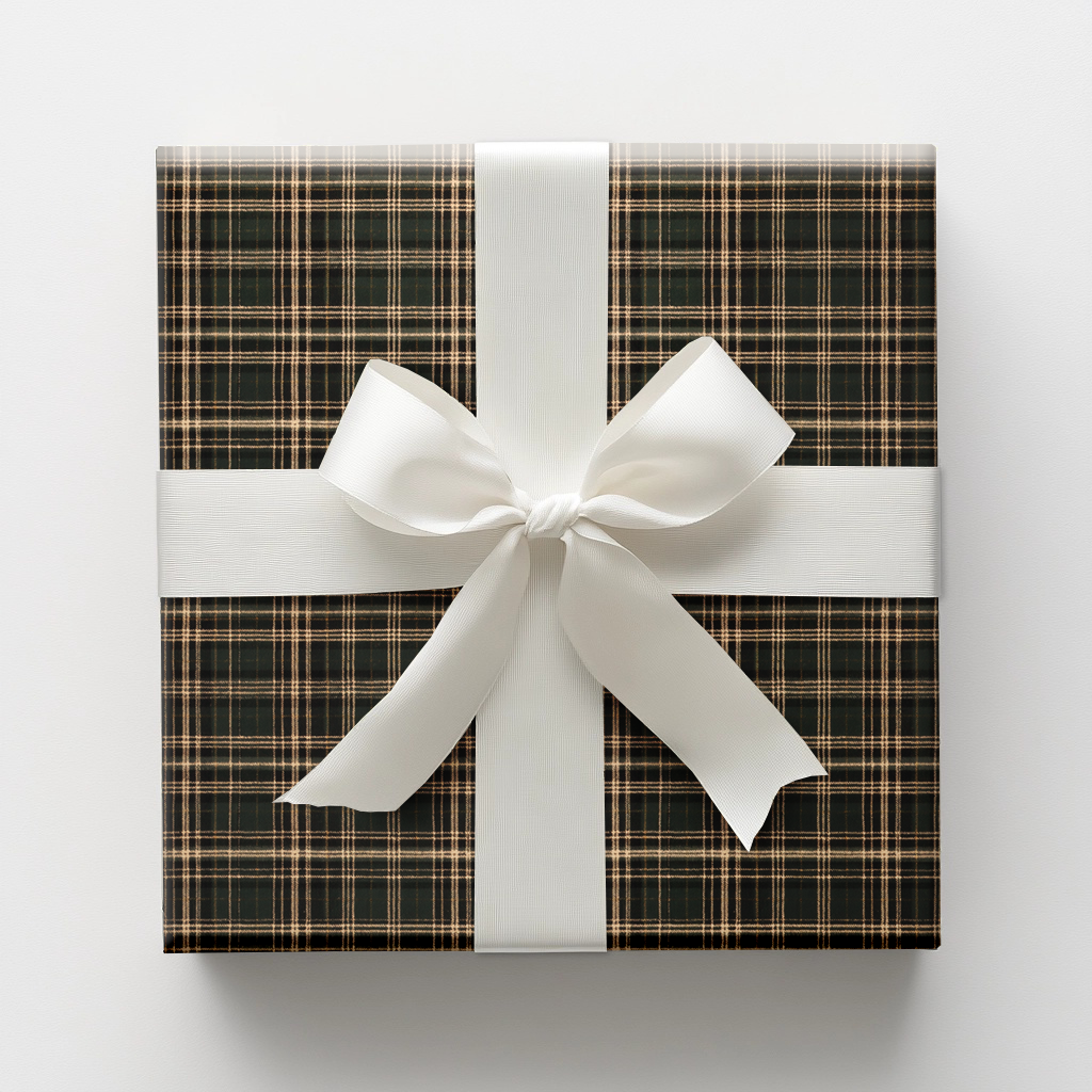 Forest Tartan Wrapping Paper