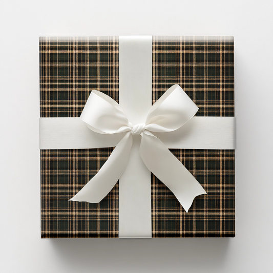 Forest Tartan Wrapping Paper