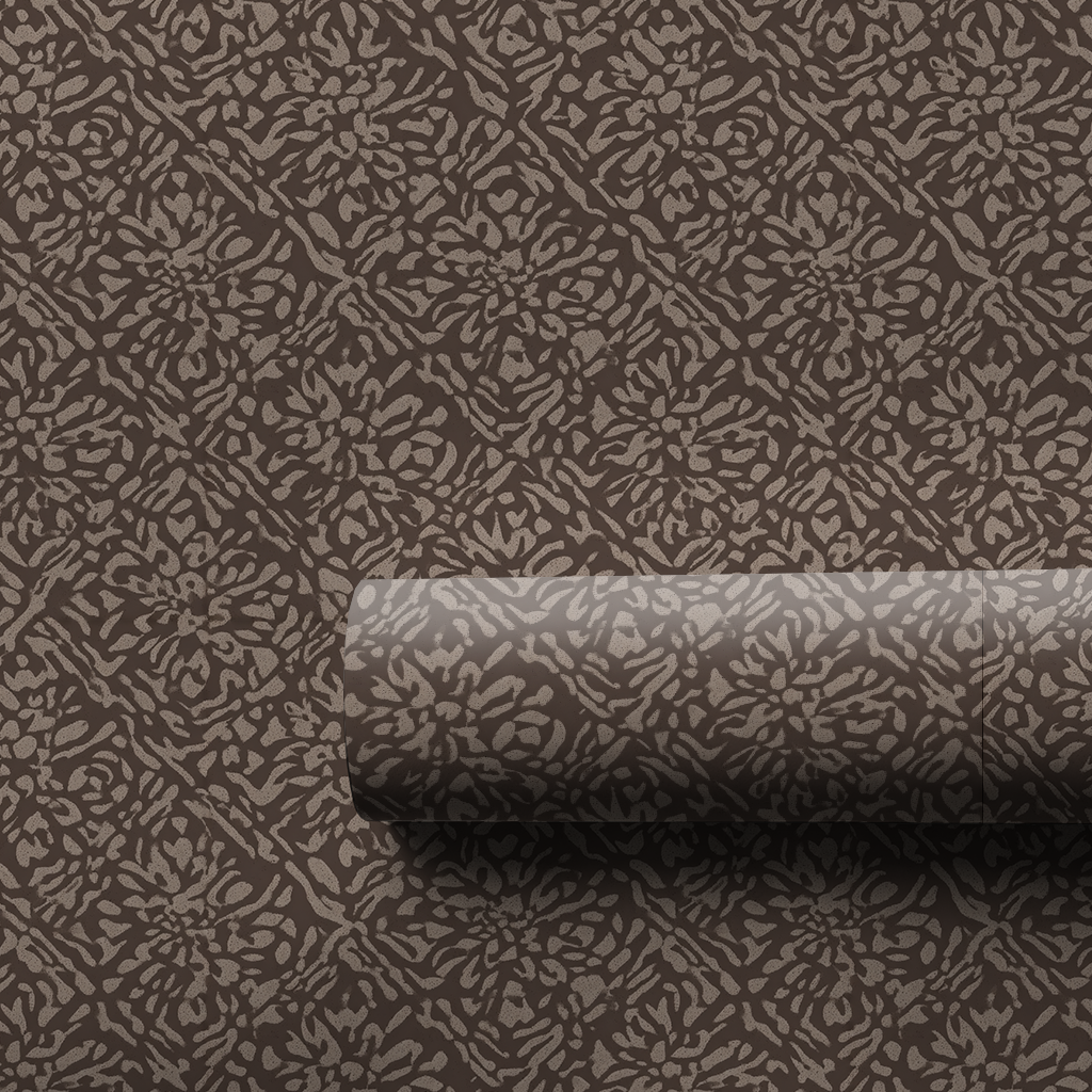 Sepia Petals Wrapping Paper