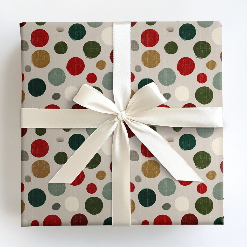 Vintage Polka Wrapping Paper