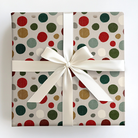 Vintage Polka Wrapping Paper