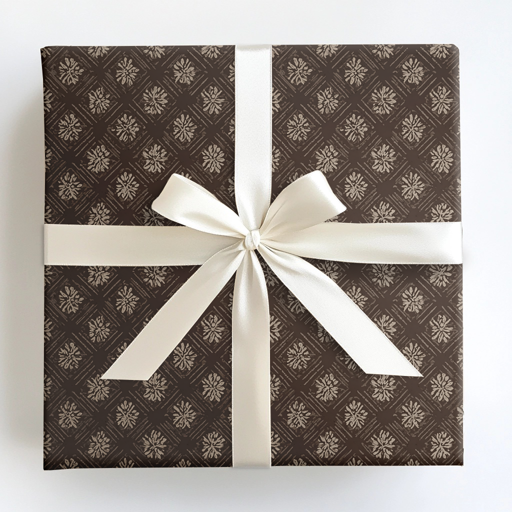 Cinnamon Blossom Wrapping Paper
