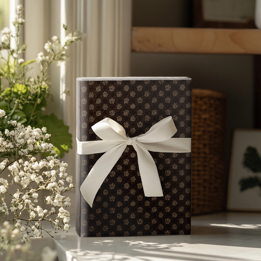 Cinnamon Blossom Wrapping Paper
