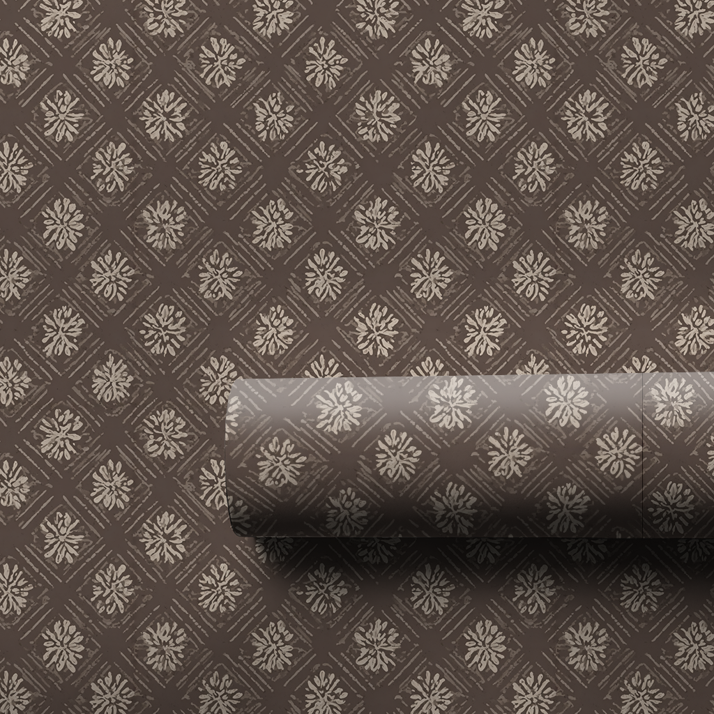 Cinnamon Blossom Wrapping Paper