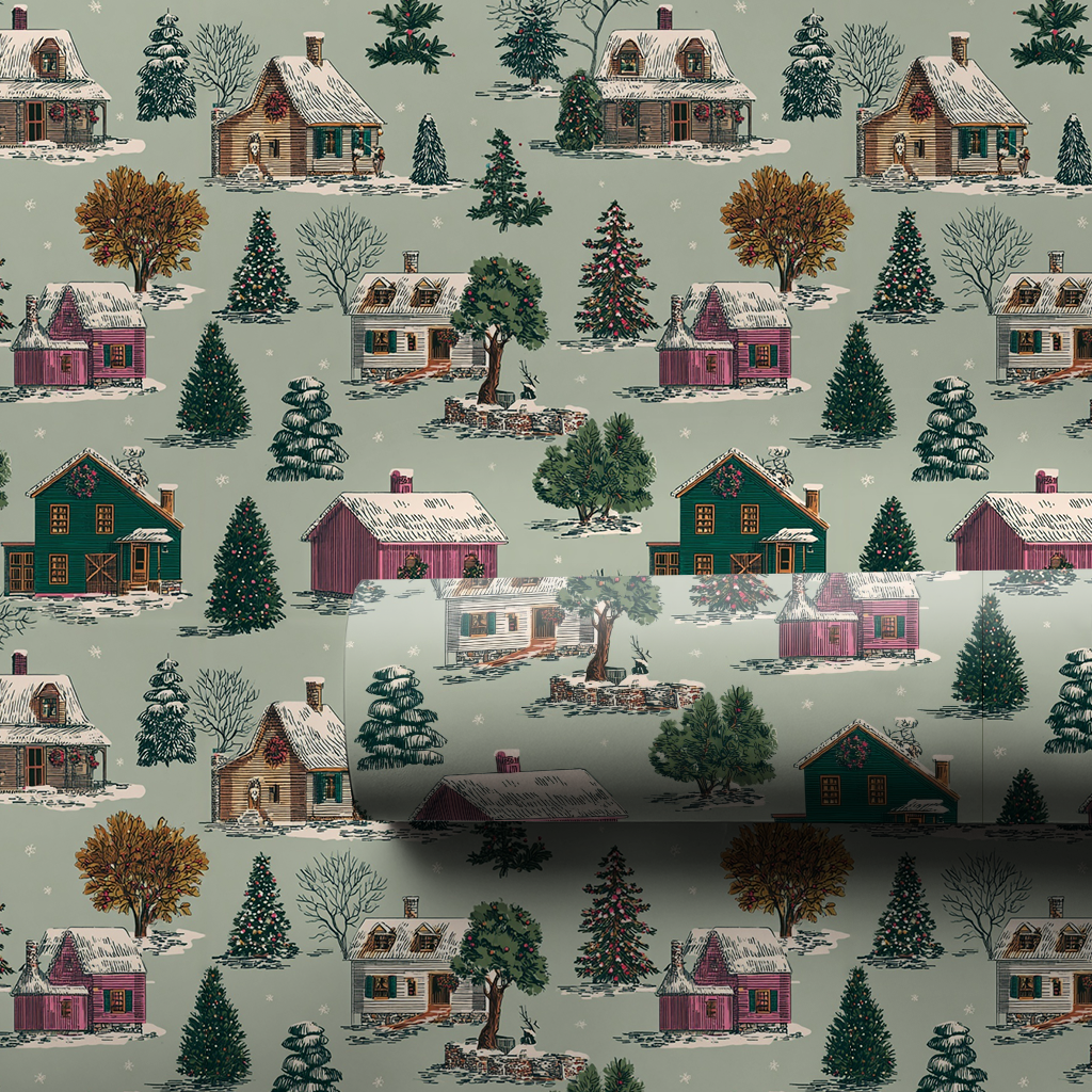 Homestead Hues Wrapping Paper