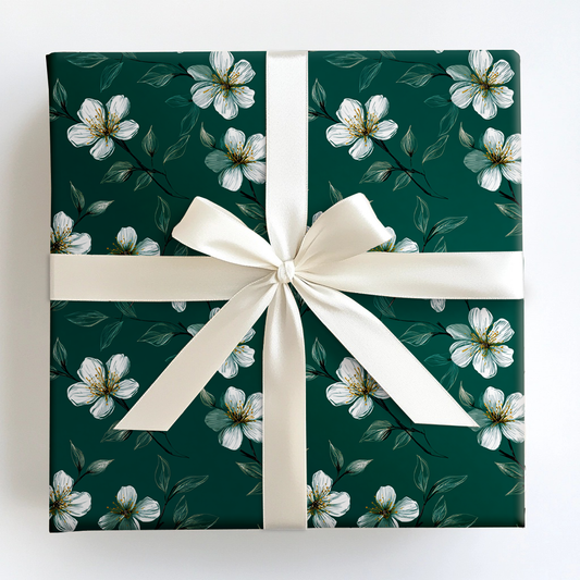 Honeysuckle Green Wrapping Paper