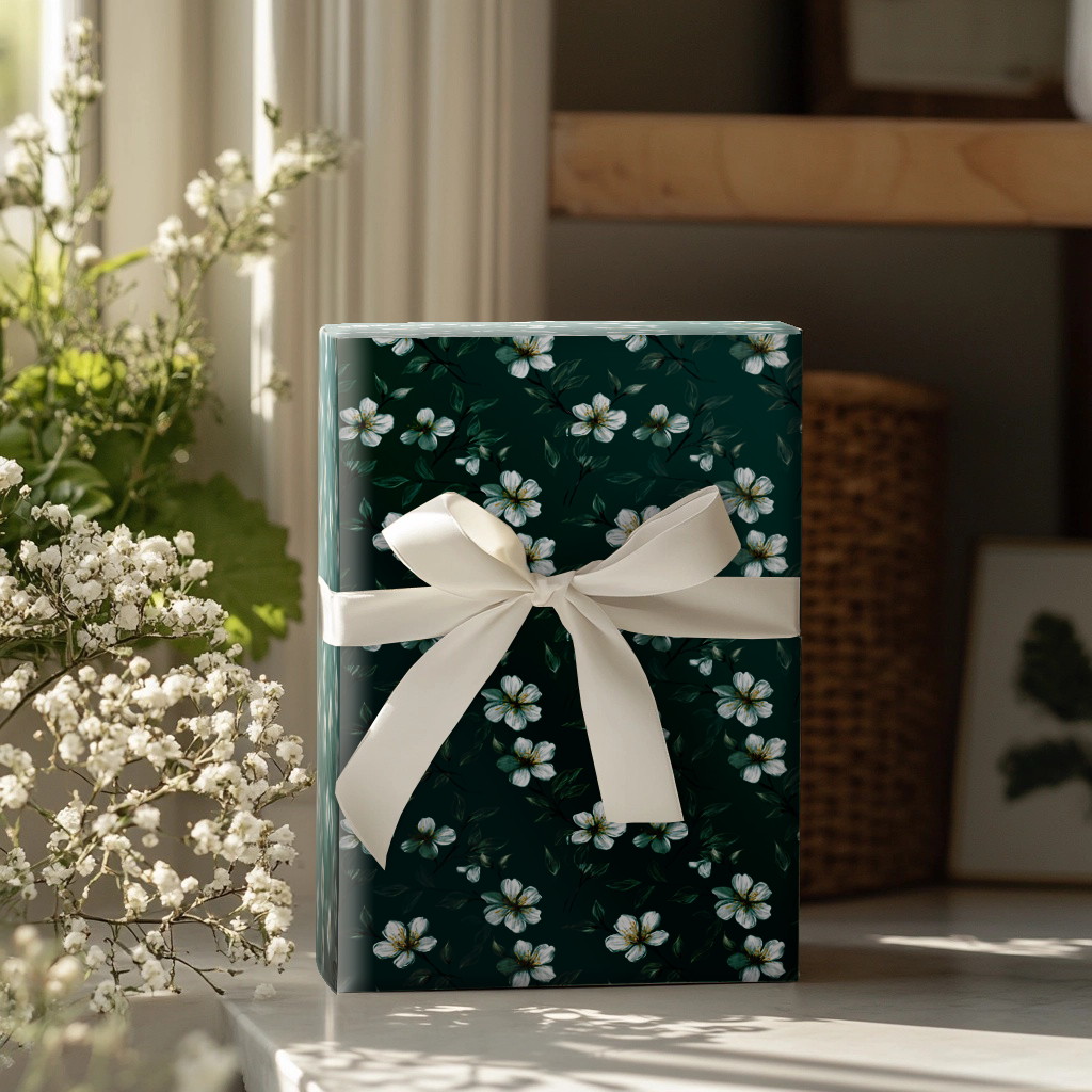Honeysuckle Green Wrapping Paper