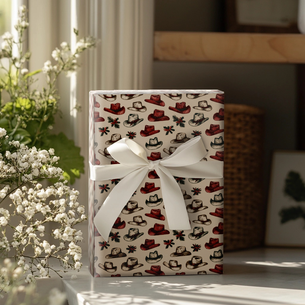 Howdy Holiday Wrapping Paper