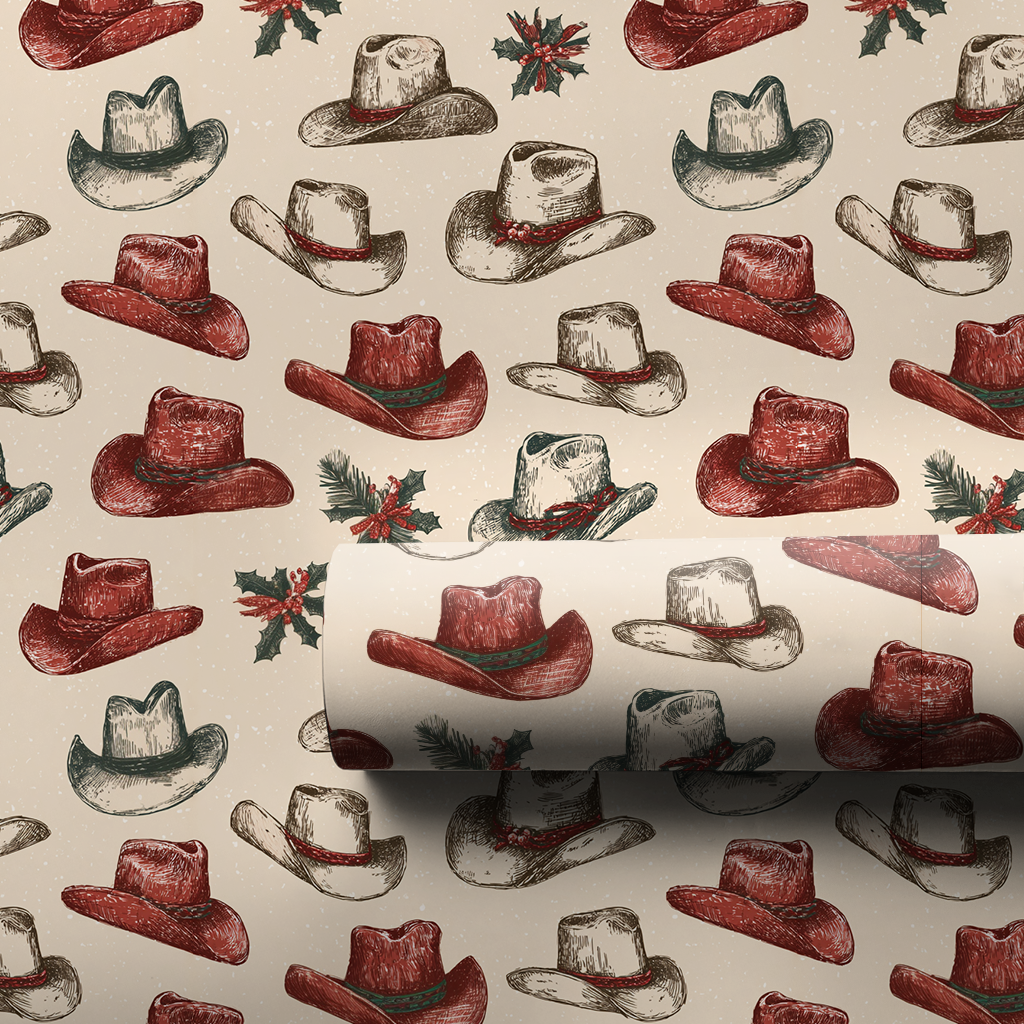 Howdy Holiday Wrapping Paper
