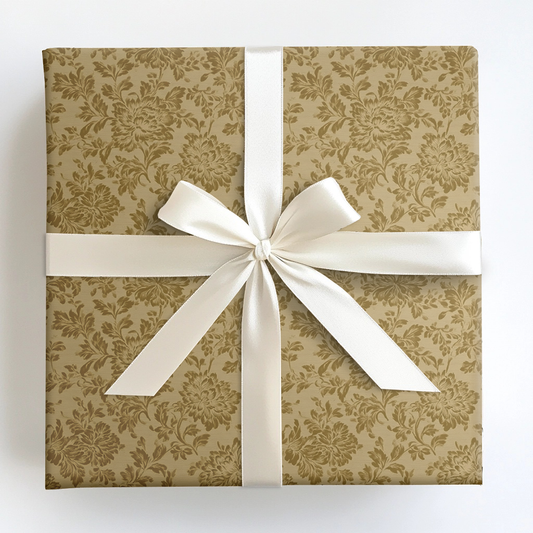 Gilded Bloom Wrapping Paper