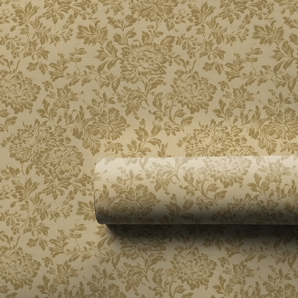 Gilded Bloom Wrapping Paper