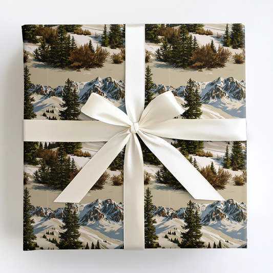 Big Sky Christmas Wrapping Paper