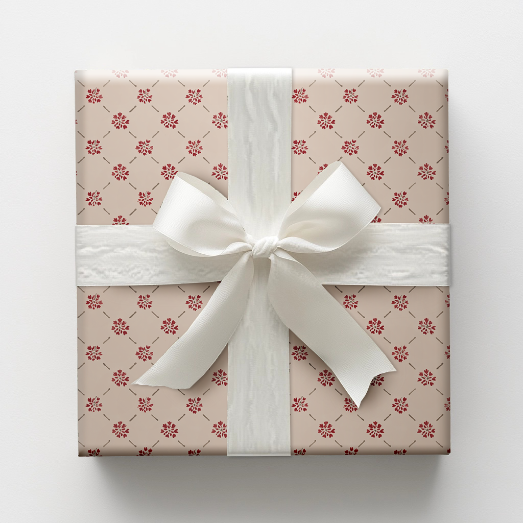 Rosewood Bloom Wrapping Paper