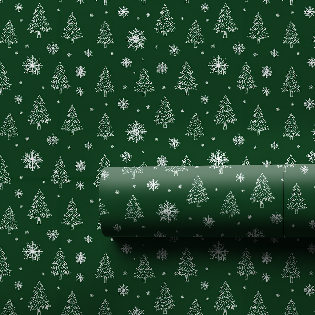 Winter Trails of Texas Wrapping Paper