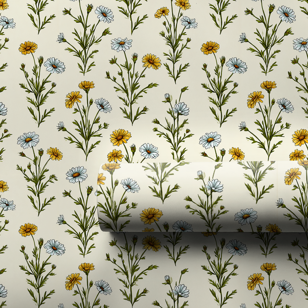 Mustard Night Wrapping Paper