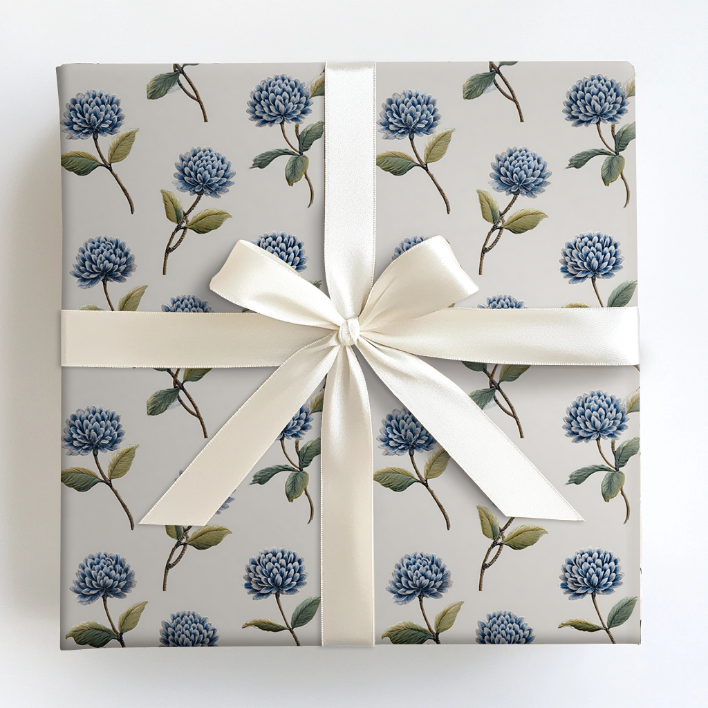 Honey Blue Wrapping Paper