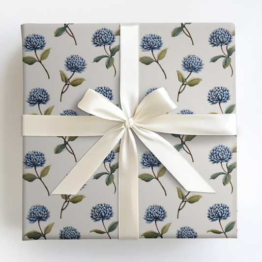 Honey Blue Wrapping Paper