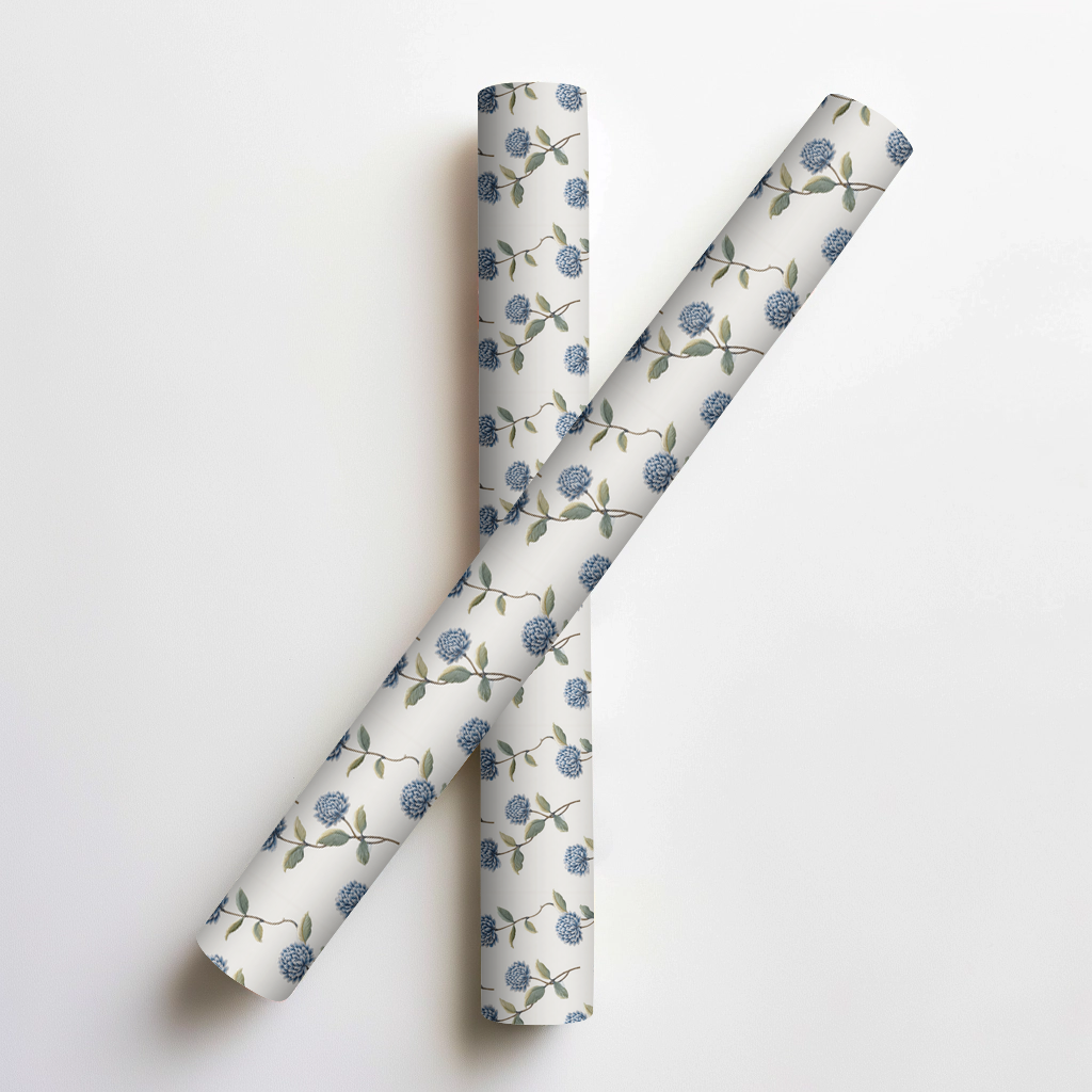 Honey Blue Wrapping Paper