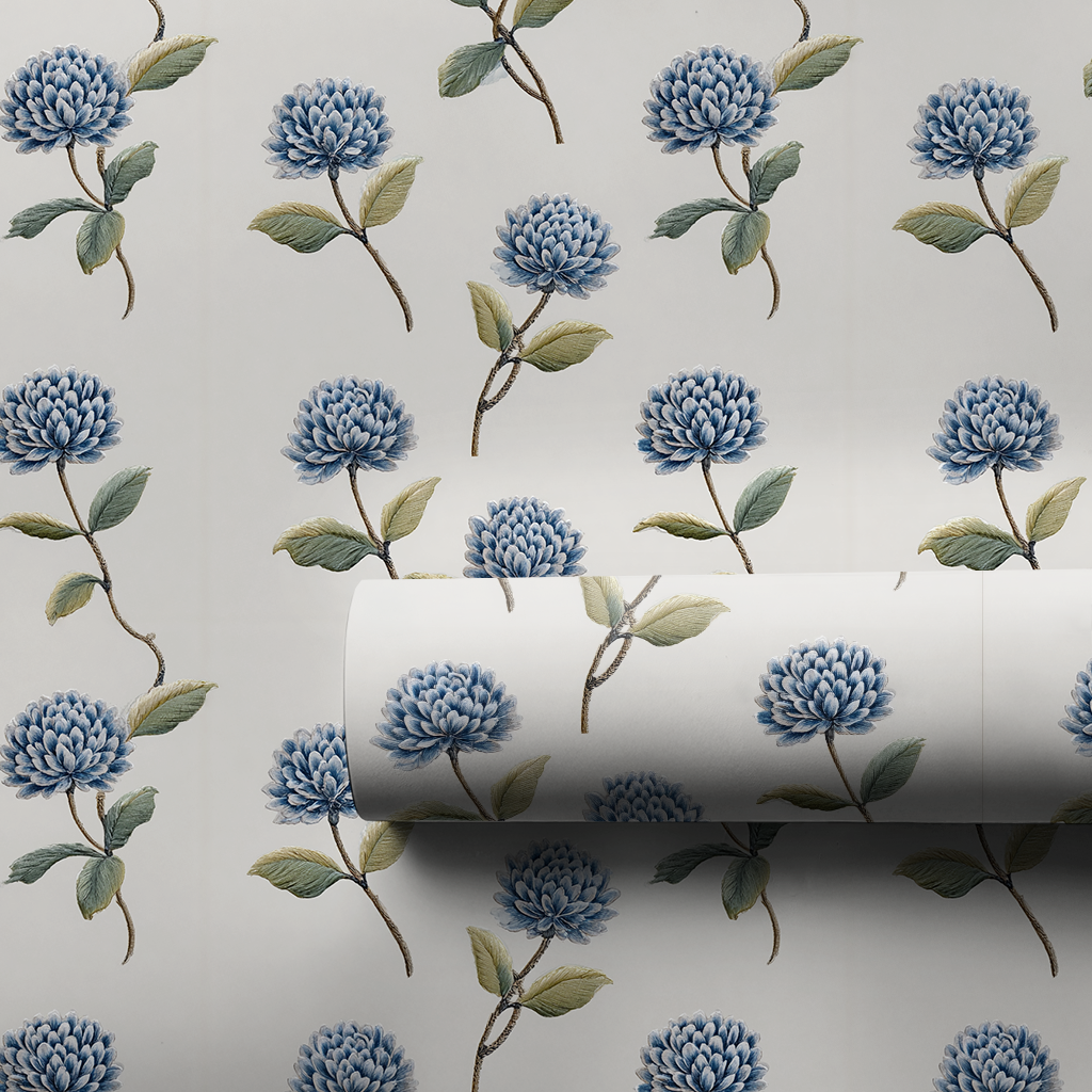 Honey Blue Wrapping Paper