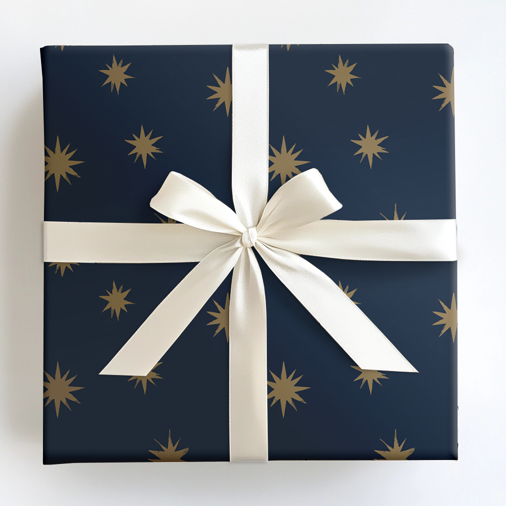 Celestial Gold Wrapping Paper