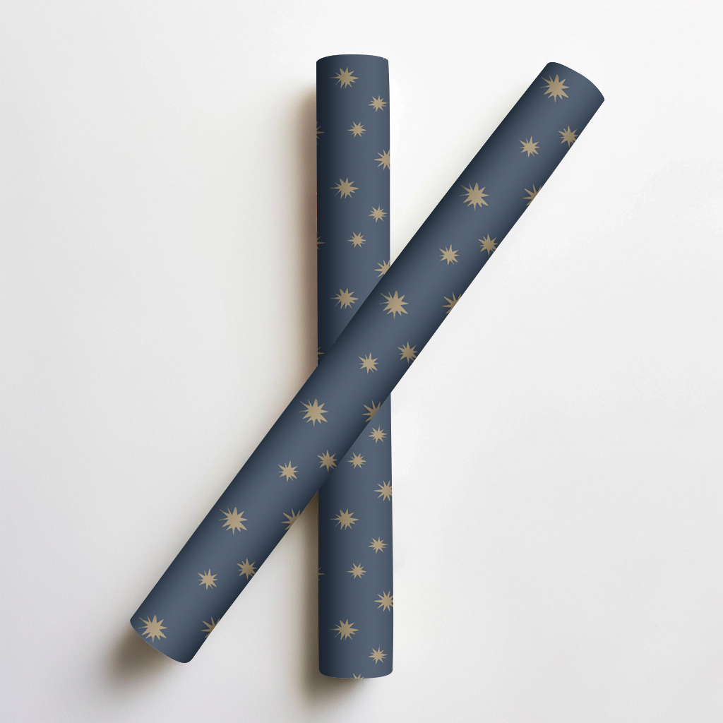 Celestial Gold Wrapping Paper