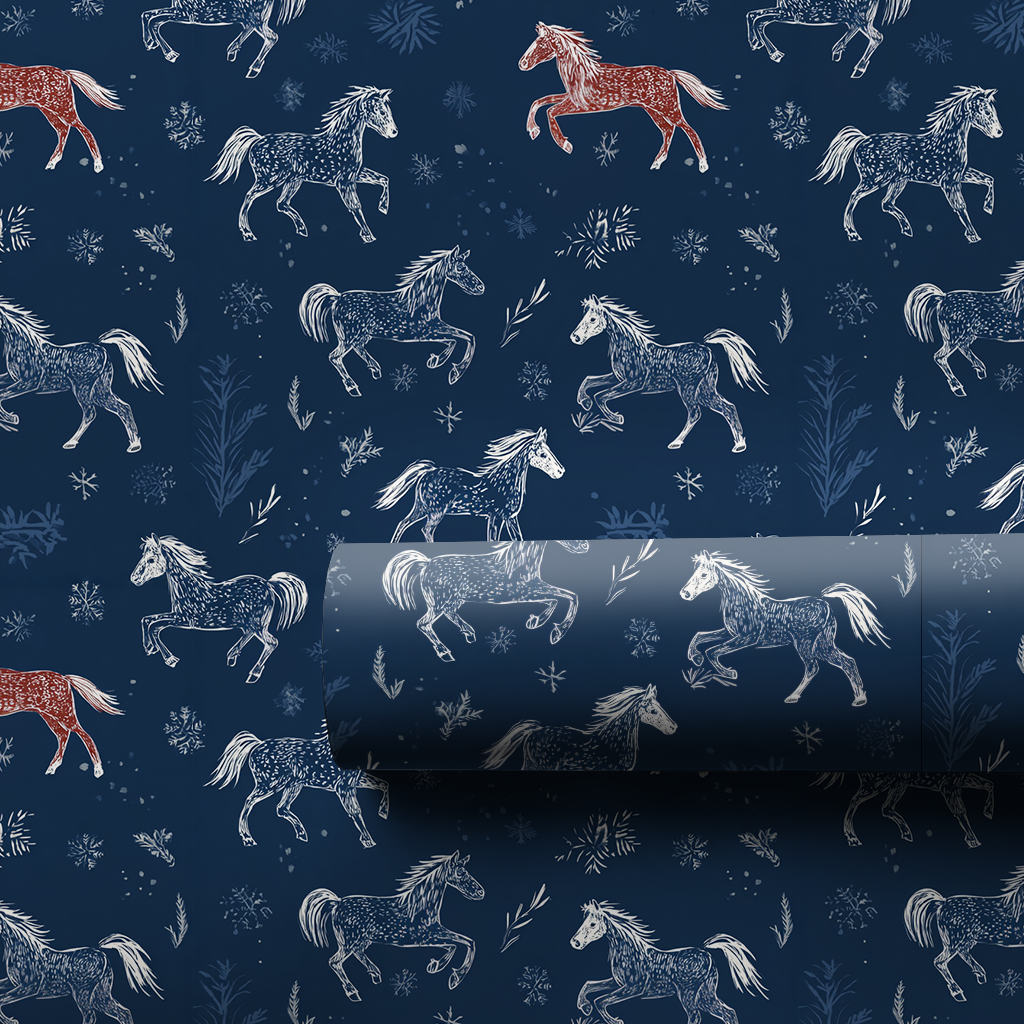 Mane Frost Wrapping Paper