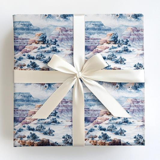 Canyon Winter Wrapping Paper