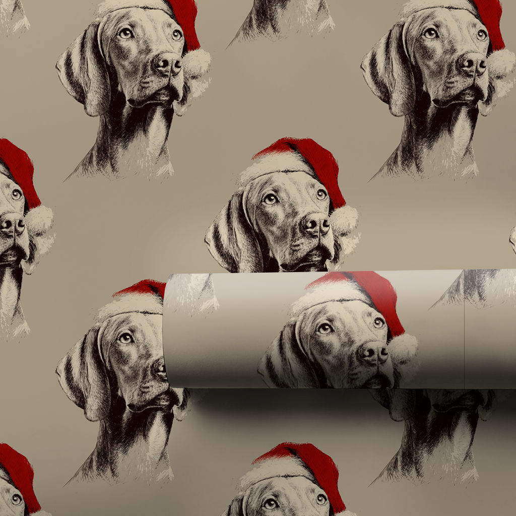 Vizsla Claus Wrapping Paper