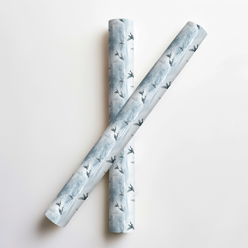 Snowfall on the Delta Wrapping Paper