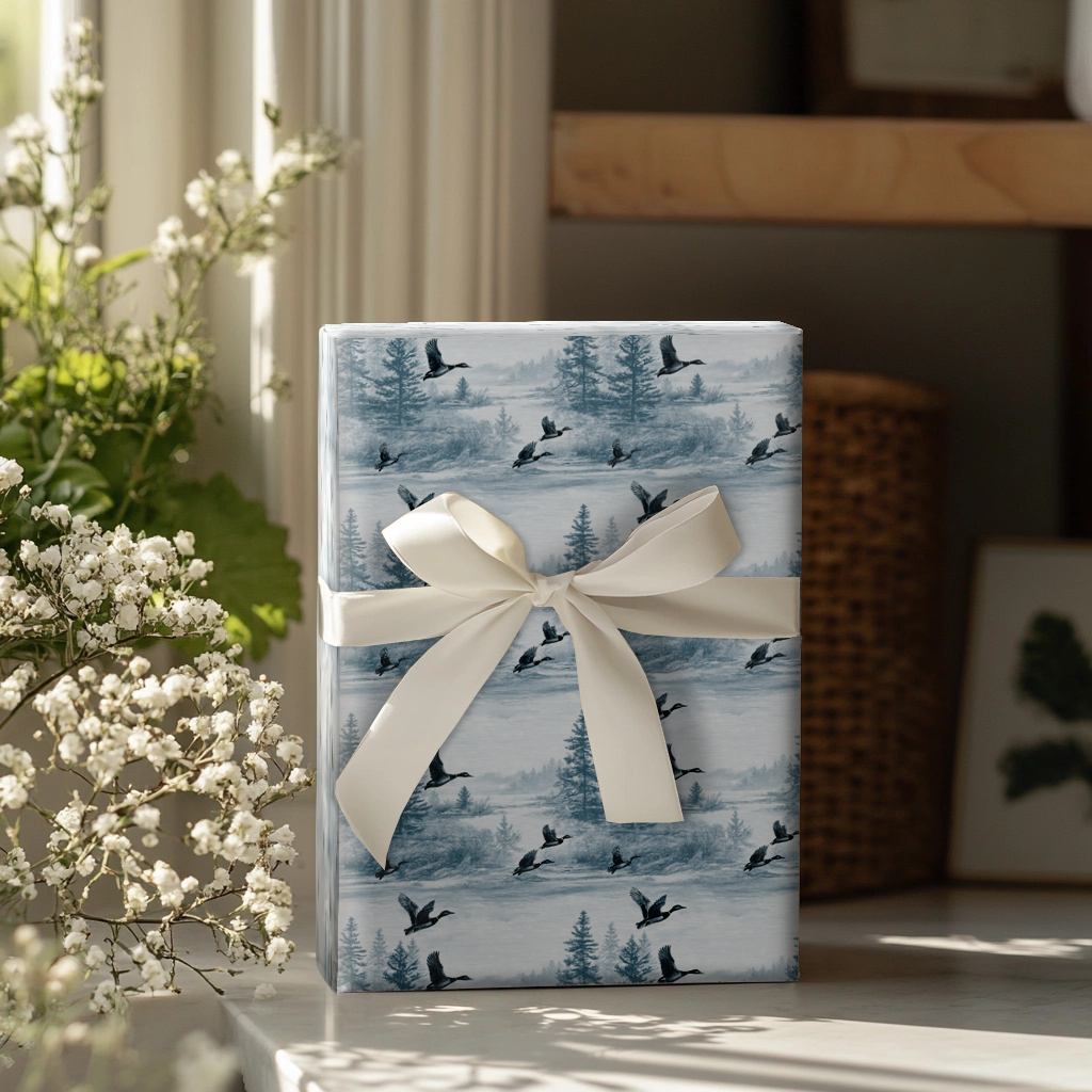 Snowfall on the Delta Wrapping Paper