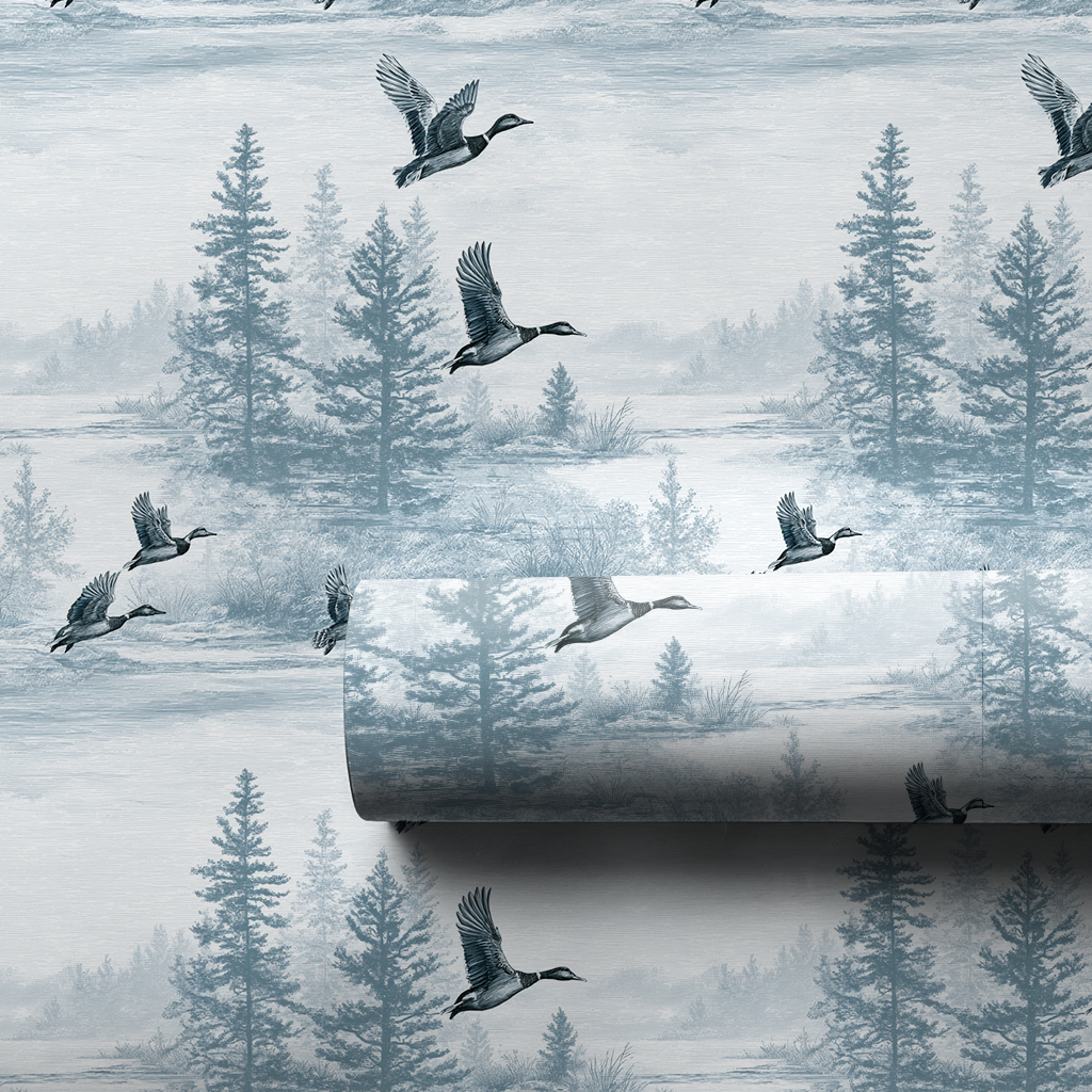 Snowfall on the Delta Wrapping Paper