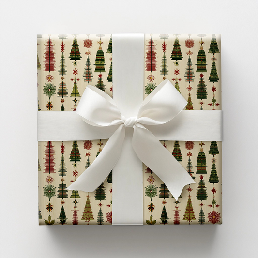 Merry Midcentury Wrapping Paper