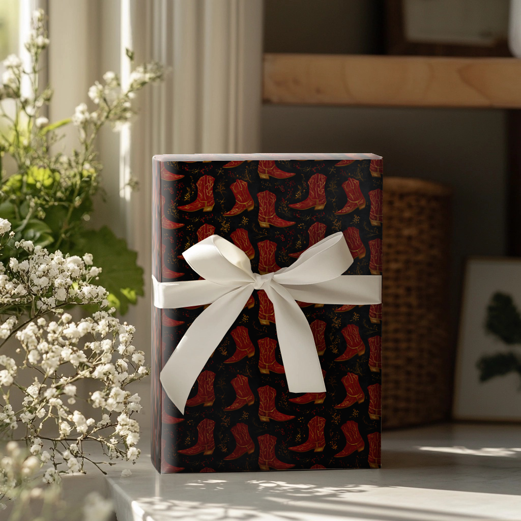 Honey's Boots Wrapping Paper