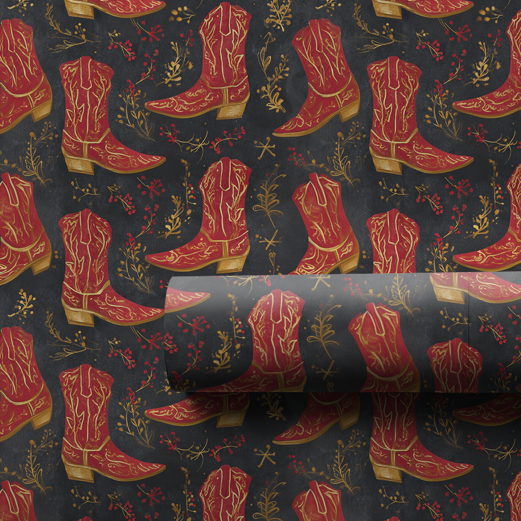Honey's Boots Wrapping Paper