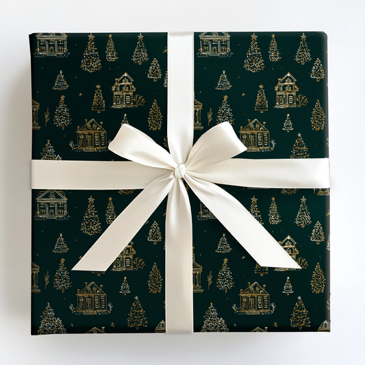 Frost Boulevard Wrapping Paper
