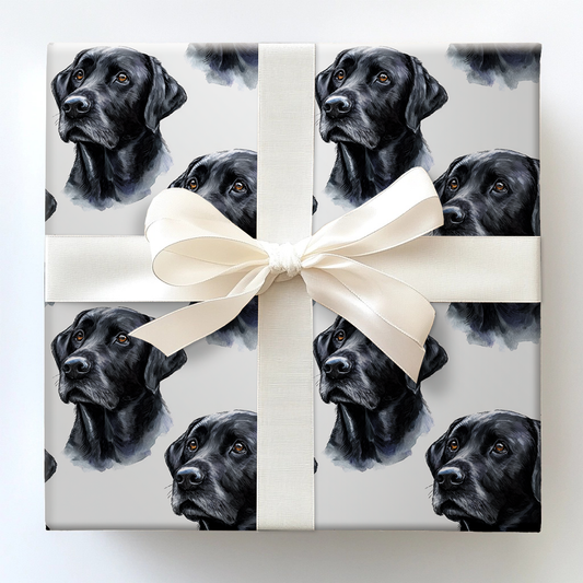 Dark Ruff Wrapping Paper
