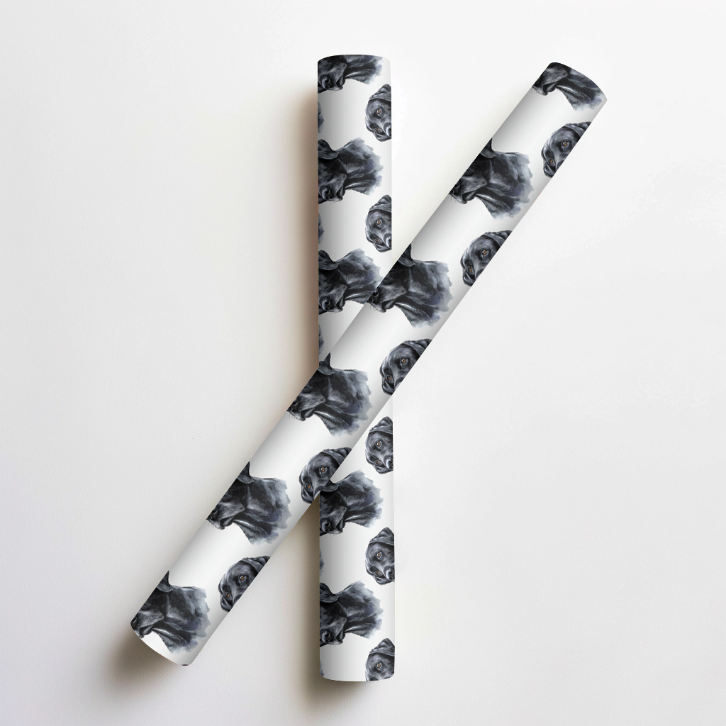 Dark Ruff Wrapping Paper