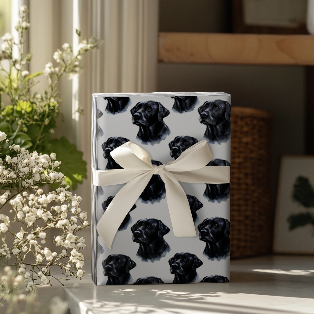 Dark Ruff Wrapping Paper