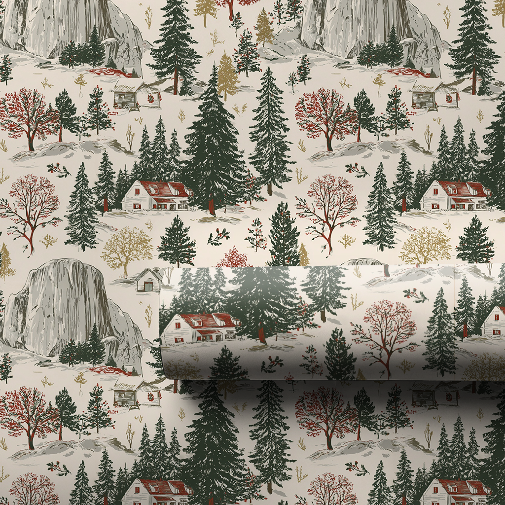 Yosemite Pines Wrapping Paper