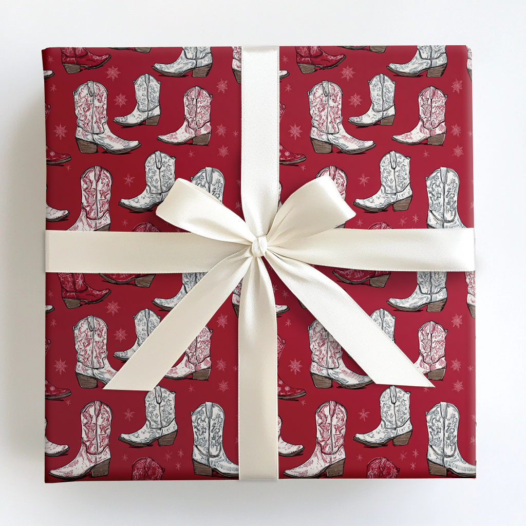 Snow Stepping Wrapping Paper