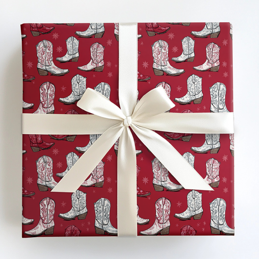 Snow Stepping Wrapping Paper