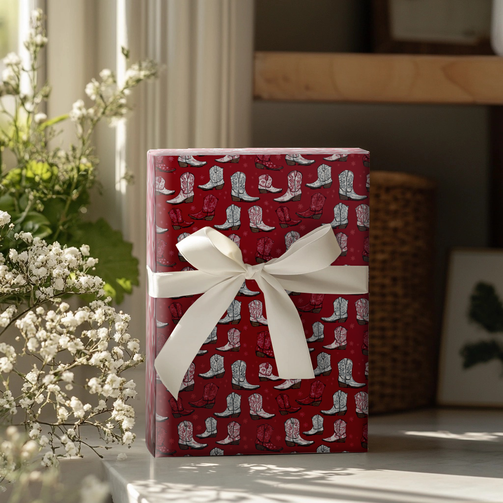 Snow Stepping Wrapping Paper