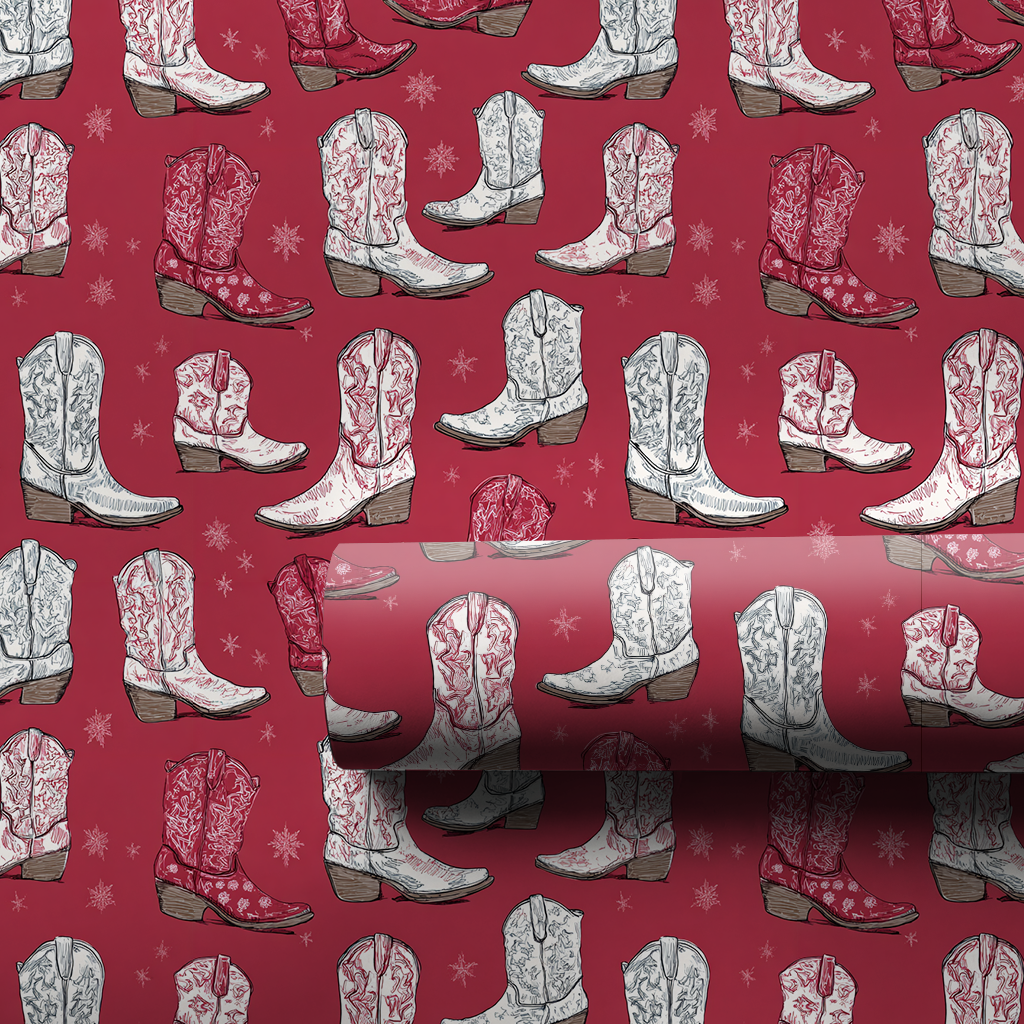 Snow Stepping Wrapping Paper