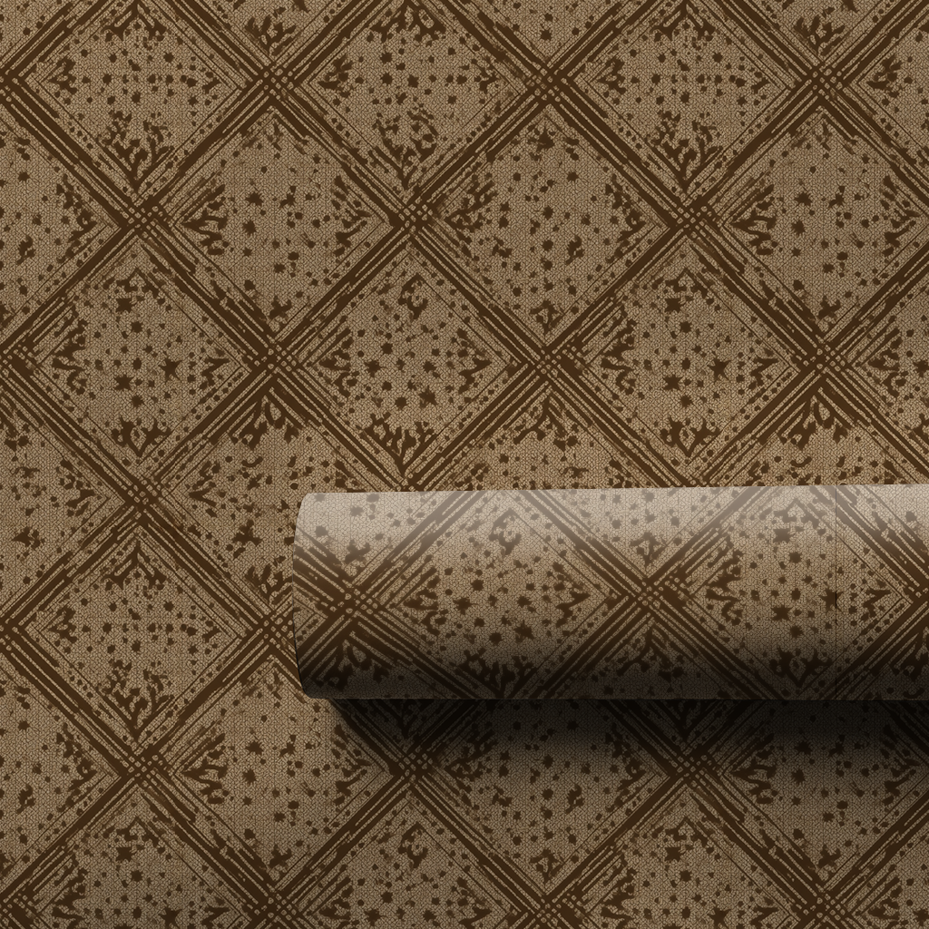 Vintage Block Wrapping Paper