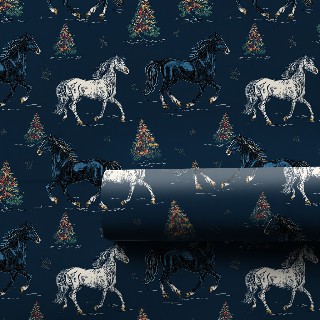 Holiday Hooves Wrapping Paper