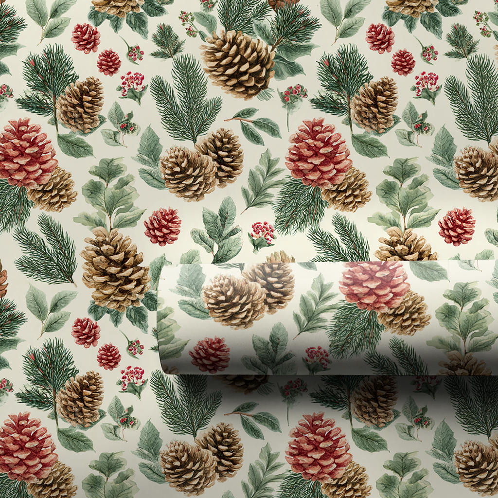 Proper Pine Wrapping Paper